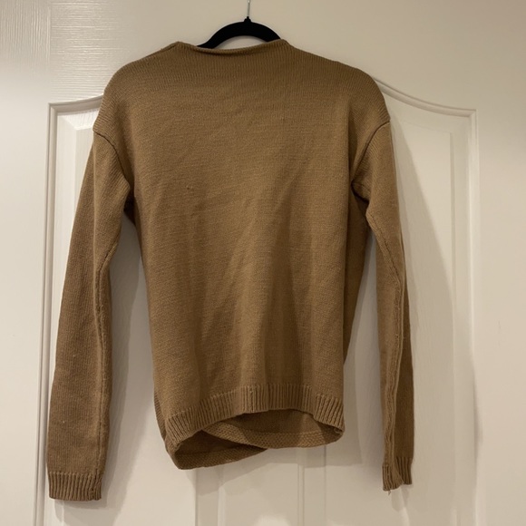Tan cross over sweater - Picture 2 of 2